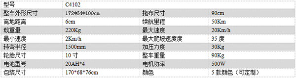 电动固原尘推车C4102